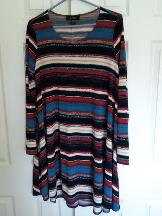 Karen Kane Dresses & Skirts - Karen Kane striped A-line dress womans size S EUC